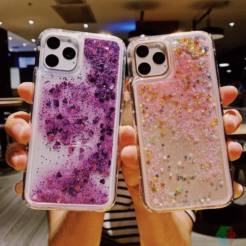 iPhone 11 Series Liquid Glitter Sparkle Shiny Bling Case casemarts