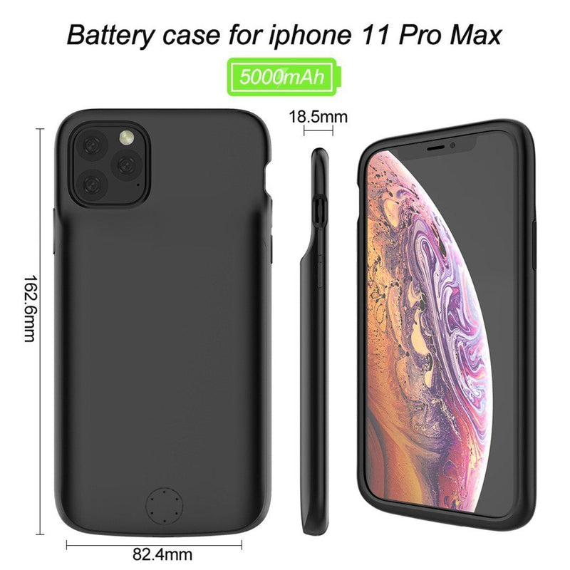 JLW ® iPhone 11 Pro Portable 5000 mAh Battery Shell Case casemarts