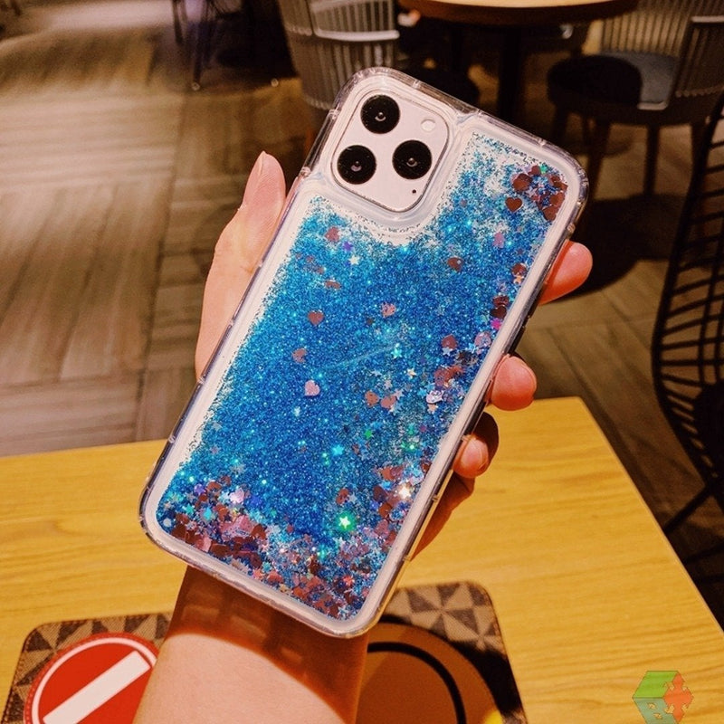 iPhone 11 Series Liquid Glitter Sparkle Shiny Bling Case casemarts