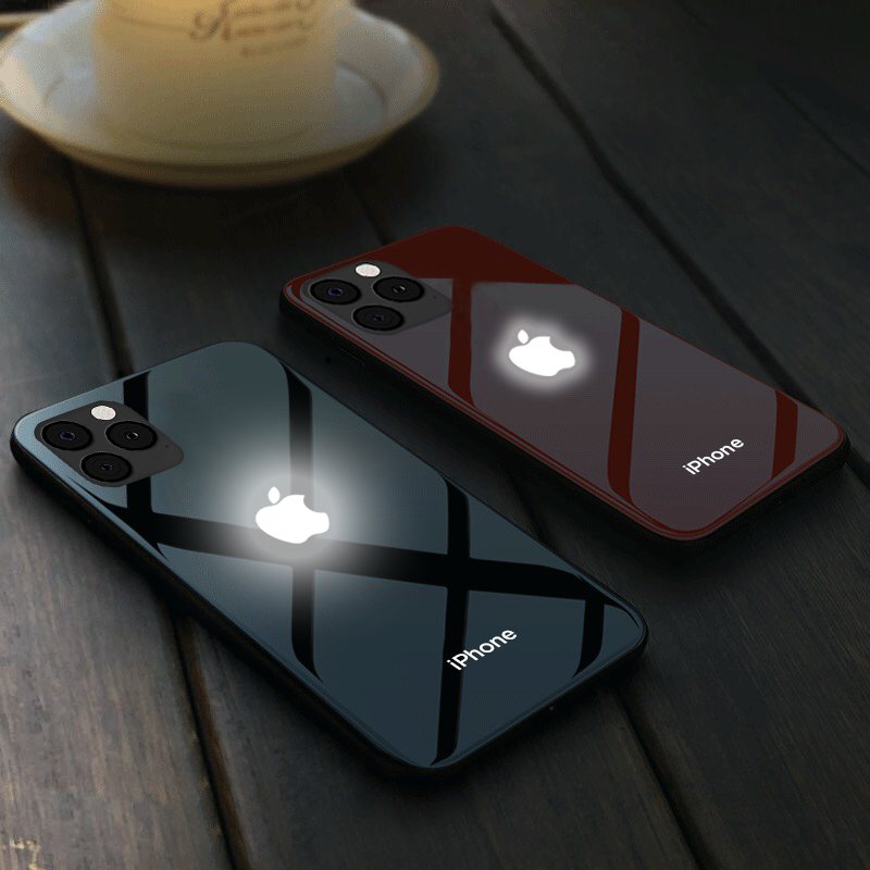 iPhone 11 Pro LED Logo Glass Back Case casemarts