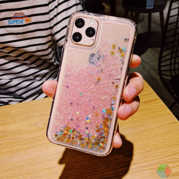 iPhone 11 Series Liquid Glitter Sparkle Shiny Bling Case casemarts