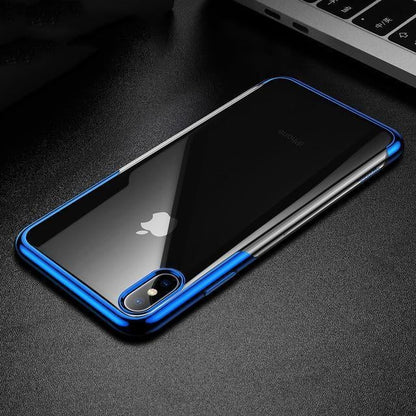 Baseus ® iPhone XS Max Ultra-Thin Transparent Sparkling Edge Case casemarts