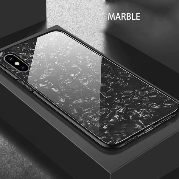 iPhone XS Max Dream Shell Series Textured Marble Case casemarts