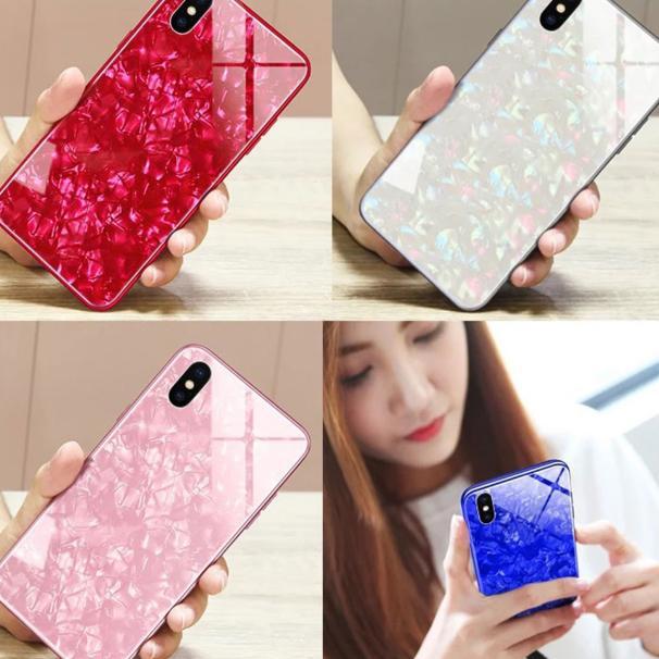 iPhone XS Max Dream Shell Series Textured Marble Case casemarts