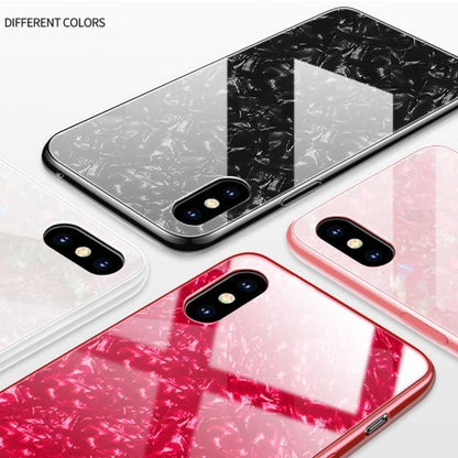 iPhone X Dream Shell Series Textured Marble Case casemarts