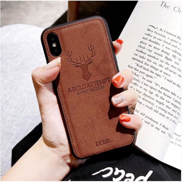 iPhone X Deer Pattern Inspirational Soft Case casemarts