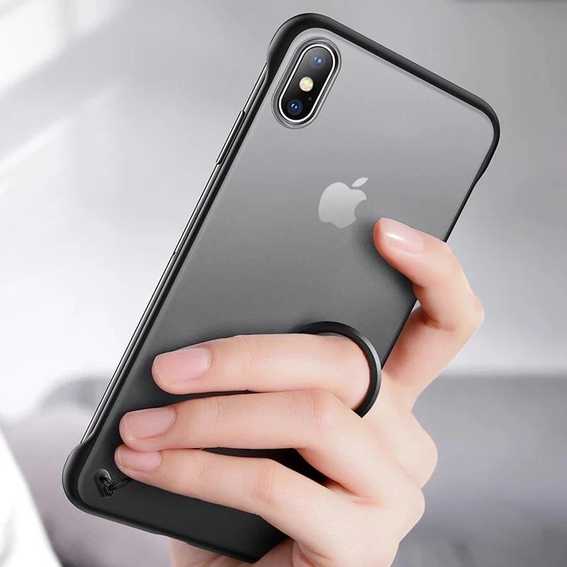 iPhone X Luxury Frameless Transparent Case casemarts