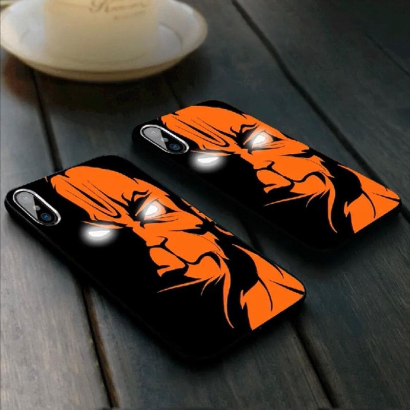 iPhone X Lord Hanuman LED Laser Eyes Illuminated 3D Case casemarts