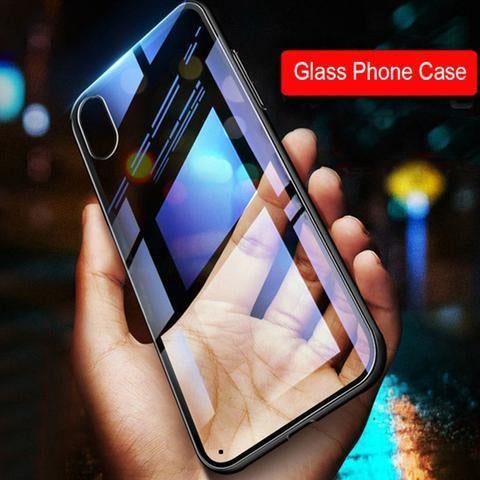 iPhone XR Ultra-Slim Glass TPU Frame Case casemarts