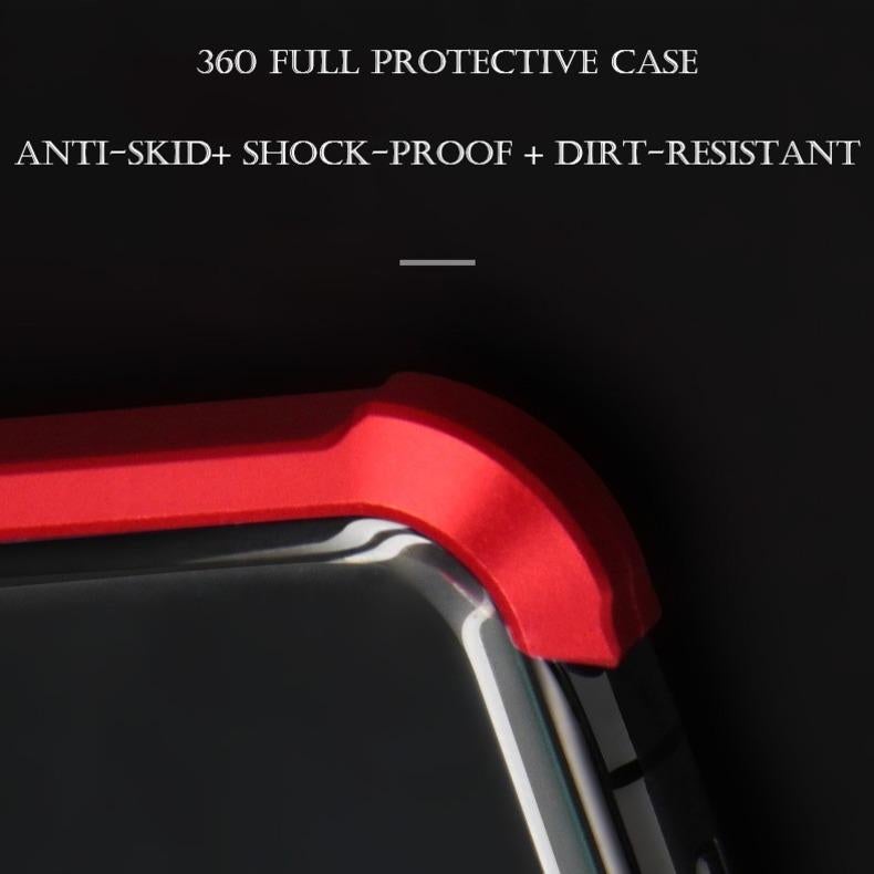 iPhone XR Frameless Auto-Fit (Front+ Back) Magnetic Glass Case casemarts