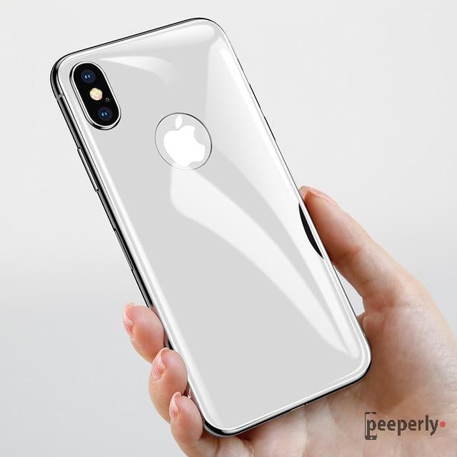 Baseus ® iPhone XS Max  Ultra-thin Back Tempered Glass casemarts