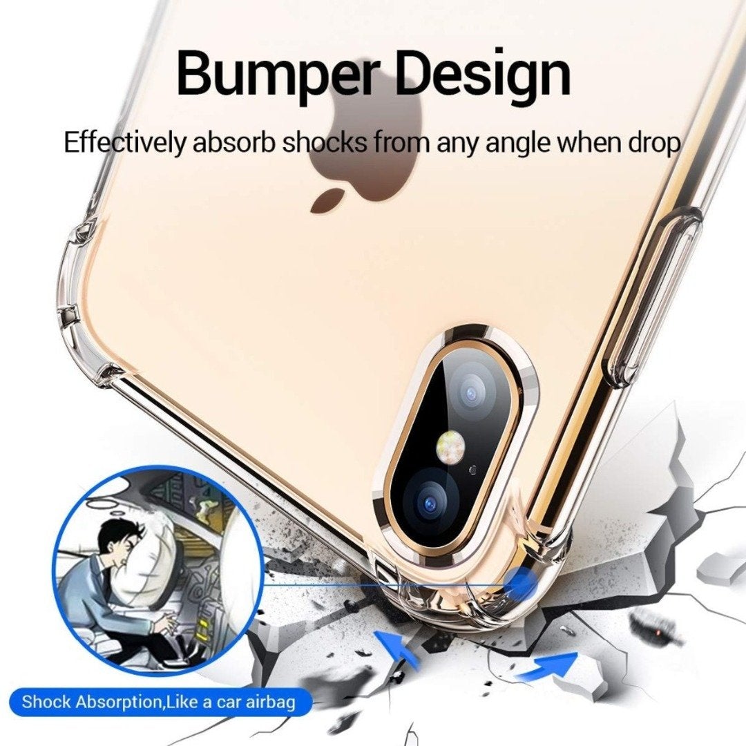 MK ® iPhone XS King Kong Anti Shock TPU Transparent Case casemarts