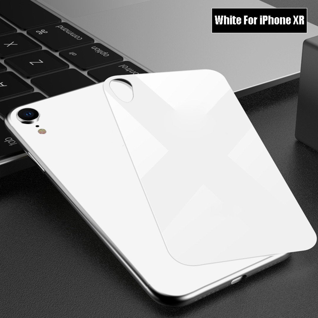 iPhone X Series Back Tempered Glass casemarts