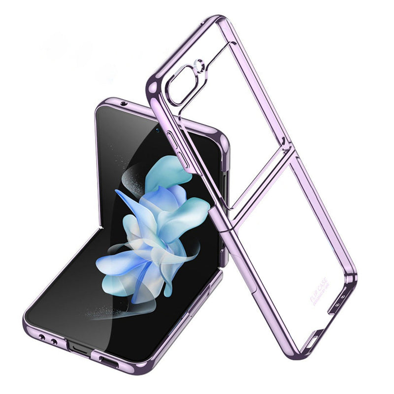 Galaxy Z Flip5 Transparent Glitter Case casemarts