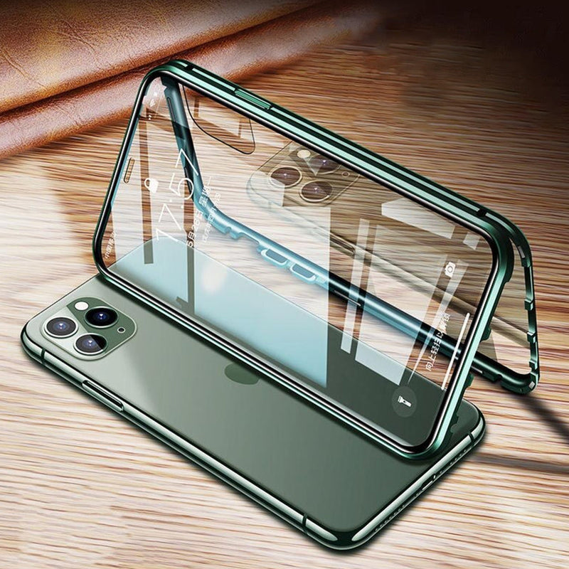 iPhone - Auto Fit Magnetic Glass Camera Protective Case casemarts