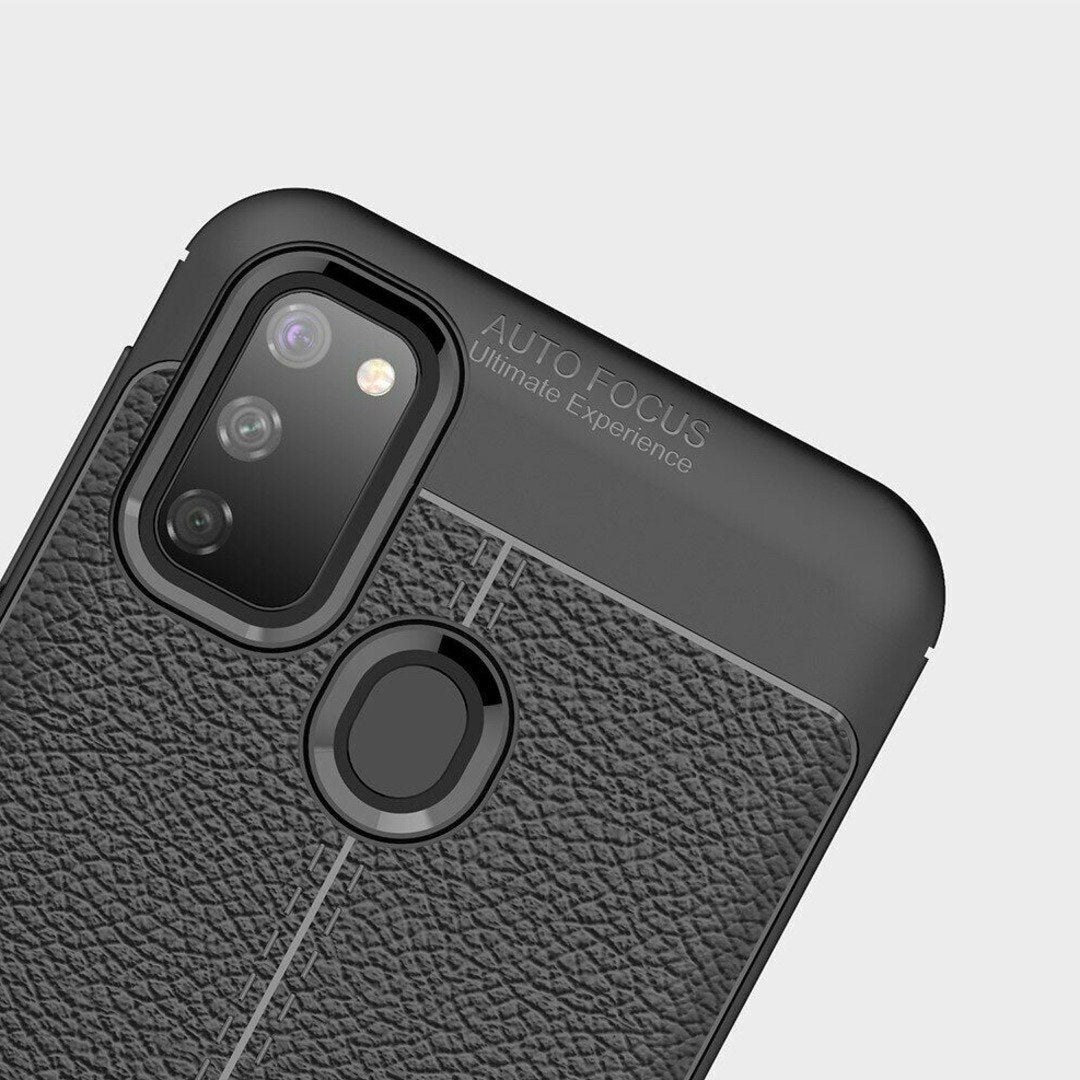 Galaxy M30s Auto Focus Leather Texture Case casemarts