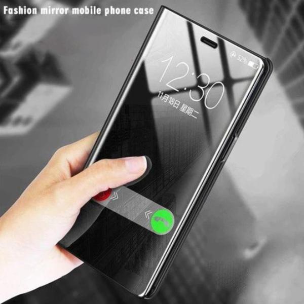 Galaxy M31 Mirror Clear View Flip Case [Non Sensor Working] casemarts