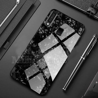 Galaxy M40 Dream Shell Series Textured Marble Case casemarts