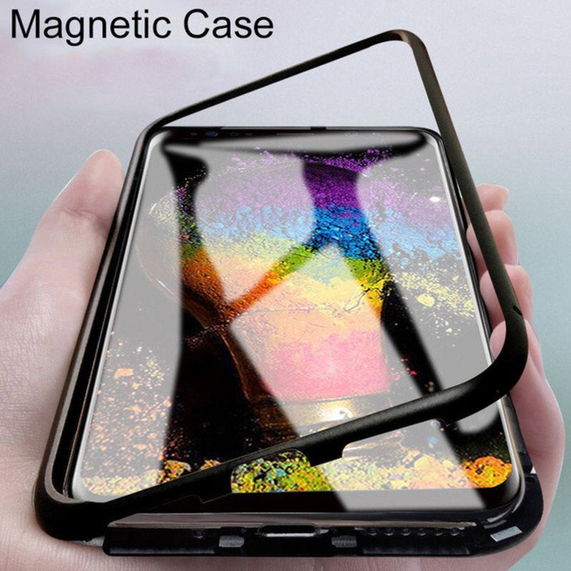 iPhone XS Max Electronic Auto-Fit Magnetic Transparent Glass Case casemarts