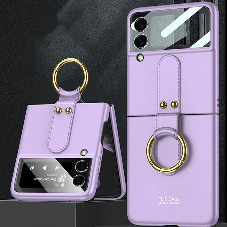 Galaxy Z Flip4 Luxury Ring Case casemarts