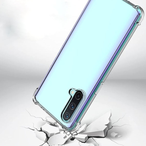 OnePlus Series (2 in 1 Combo) Anti-Knock TPU Transparent Cover + Camera Lens Protector casemarts