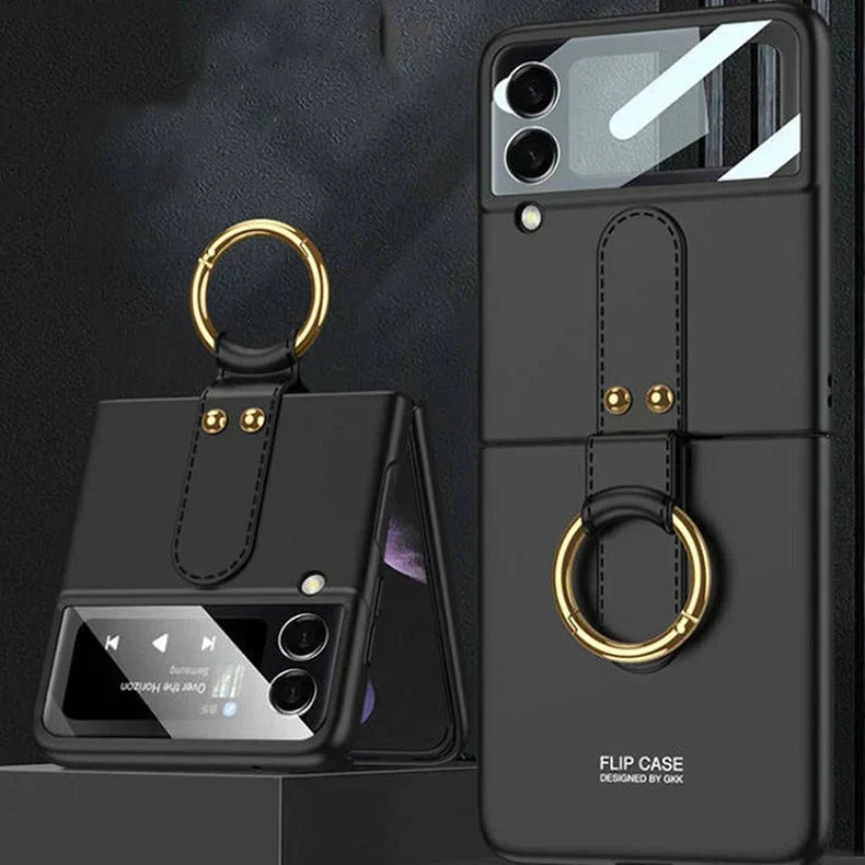 Galaxy Z Flip4 Luxury Ring Case casemarts