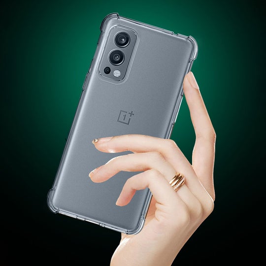 OnePlus Series (2 in 1 Combo) Anti-Knock TPU Transparent Cover + Camera Lens Protector casemarts