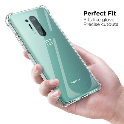 OnePlus Series (2 in 1 Combo) Anti-Knock TPU Transparent Cover + Camera Lens Protector casemarts