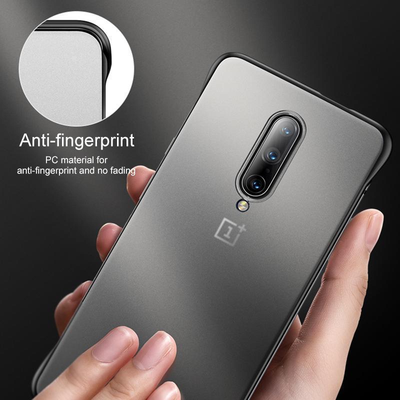 OnePlus 7 Pro Luxury Frameless Transparent Case casemarts