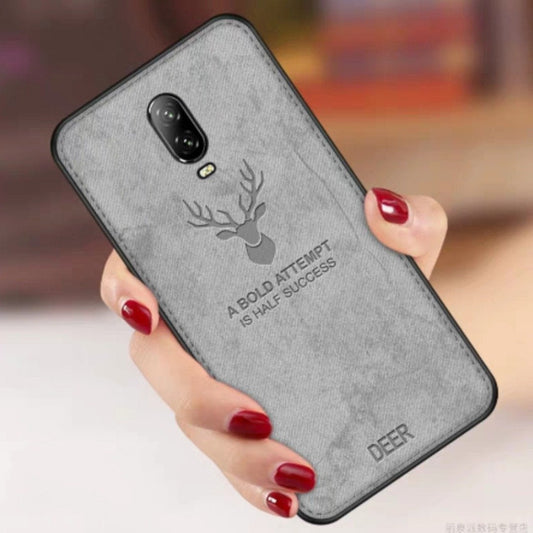 OnePlus 7 (3 in 1 Combo) Deer Case + Tempered Glass + Earphones casemarts