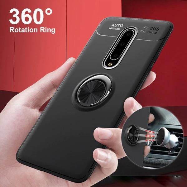 OnePlus 7 Pro (2 in 1 Combo) Metallic Ring Case+ Earphones casemarts