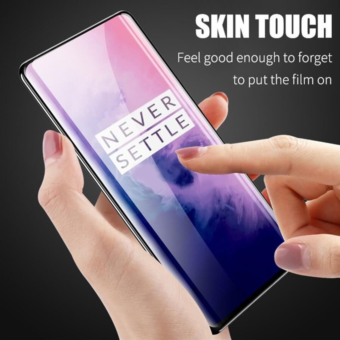 OnePlus 7T Pro Full Coverage Curved Tempered Glass casemarts