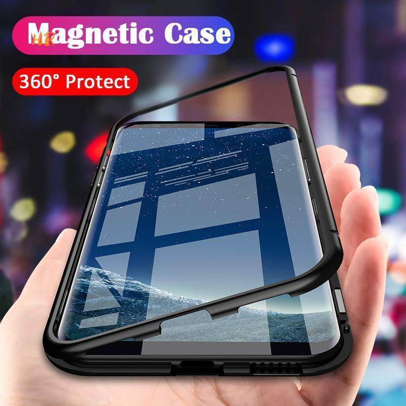 OnePlus 5T Electronic Auto-Fit Magnetic Glass Case casemarts