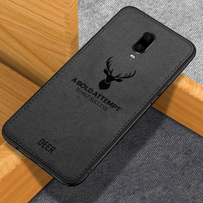 OnePlus 6T (3 in 1 Combo) Deer Case + Tempered Glass + Earphones casemarts