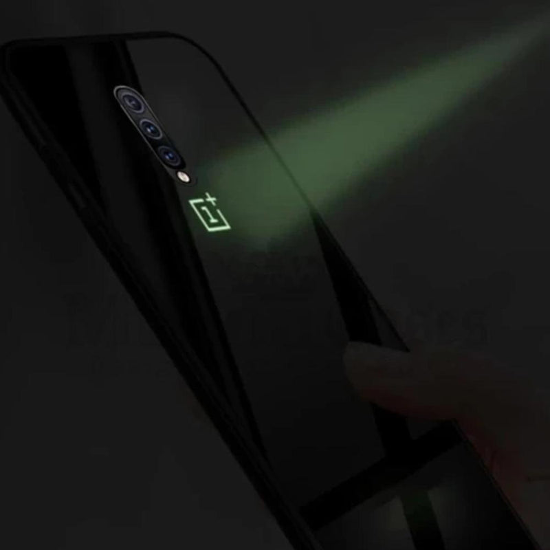 OnePlus 7 Radium Glow Light Illuminated Logo 3D Case casemarts