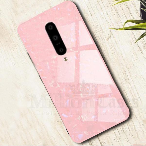 OnePlus 7 Pro Dream Shell Series Textured Marble Case casemarts