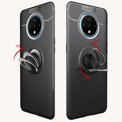 OnePlus 7T  (2 in 1 Combo) Metallic Ring Case + Earphones casemarts