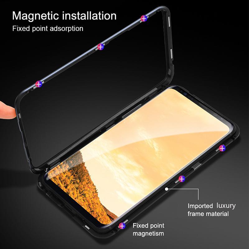 OnePlus 7T Pro Electronic Auto-Fit Magnetic Glass Case casemarts