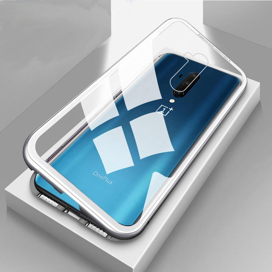 OnePlus 7T Pro Electronic Auto-Fit Magnetic Glass Case casemarts