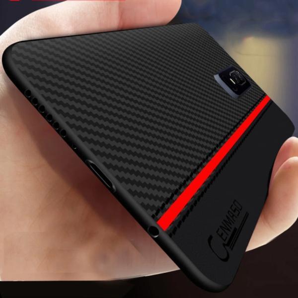 Frosted Carbon Fiber PU Leather Protective Case - OnePlus casemarts