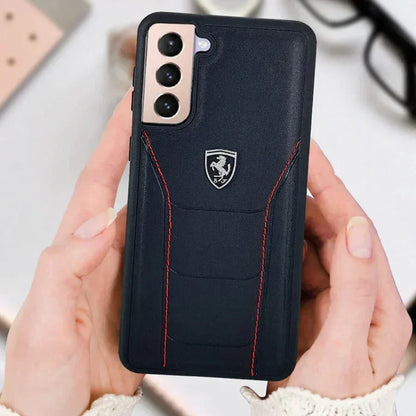 Galaxy Note 8 ® Ferrari  Genuine Leather Crafted Limited Edition Case casemarts