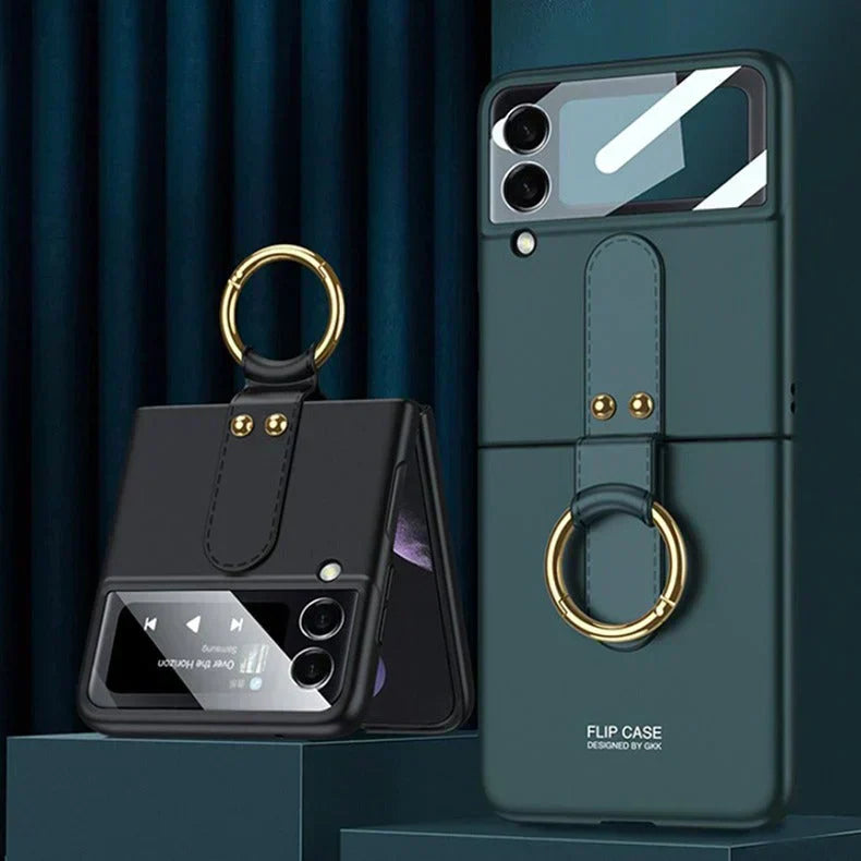 Galaxy Z Flip4 Luxury Ring Case casemarts