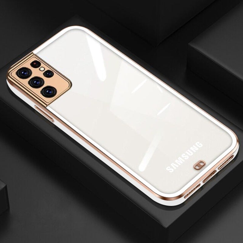 Galaxy A52 Electroplating Ultra Clear Shining Case casemarts