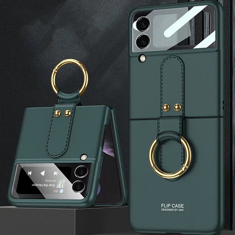 Galaxy Z Flip4 Luxury Ring Case casemarts