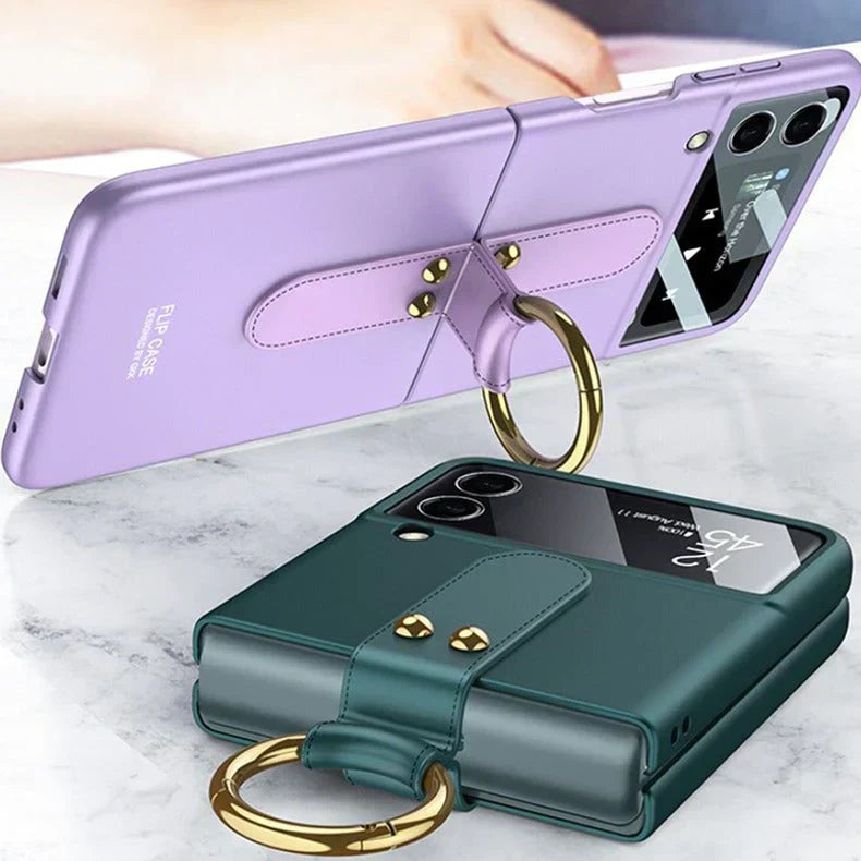 Galaxy Z Flip4 Luxury Ring Case casemarts