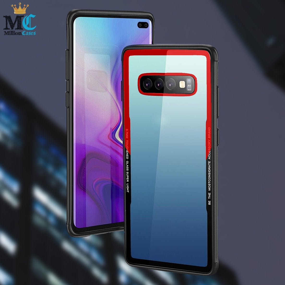 Galaxy S10 Plus Glassium Protective Series Case casemarts