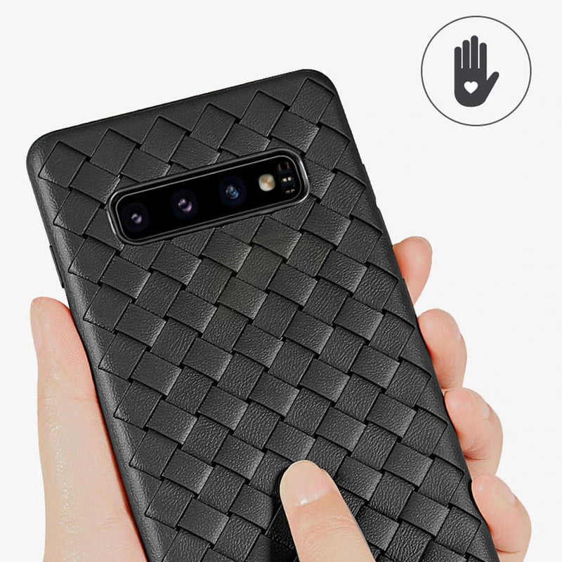 Henks ® Galaxy S10 Ultra-thin Grid Weaving Case casemarts