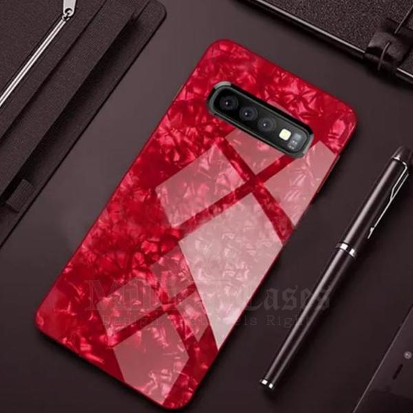 Galaxy S10 Plus Dream Shell Textured Marble Case casemarts