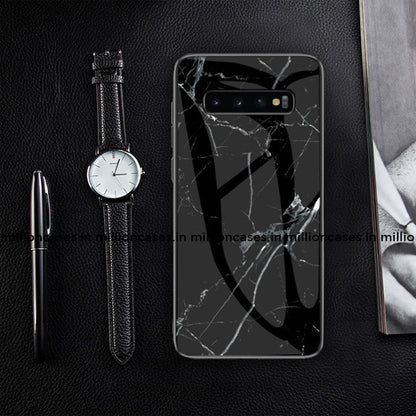 Galaxy S10 Classic Nature Elemental Textured Marble Case casemarts