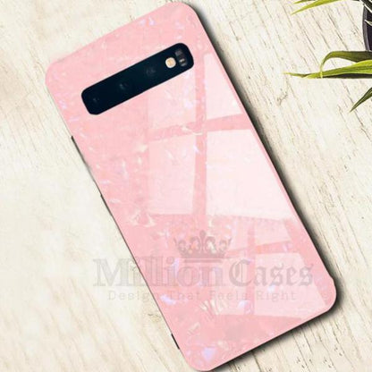 Galaxy S10 Plus Dream Shell Textured Marble Case casemarts